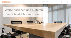Desktop Screenshot of boecker-buerogestaltung.de