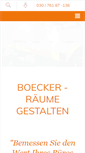 Mobile Screenshot of boecker-buerogestaltung.de